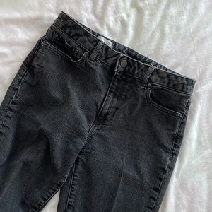 GAP 1969 5-pocket high rise skinny black wash jeans 29r